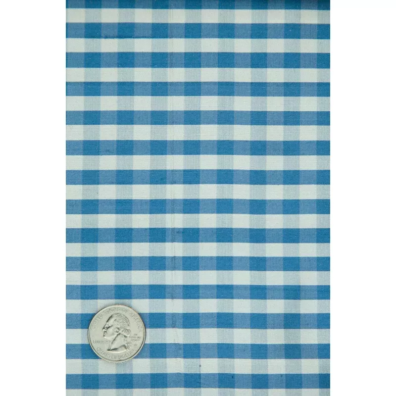Allure Gingham Shantung 568 Fabric