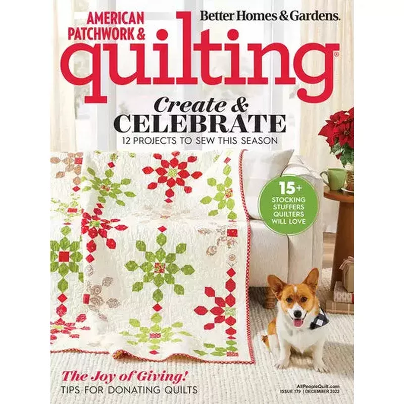 American Patchwork and Quilting December 2022 MRBAPQDEC22