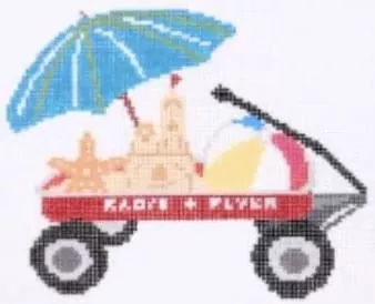Atlantic Blue Canvas – Beach Wagon