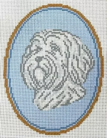 Atlantic Blue Canvas – The Havanese Dog Cameo