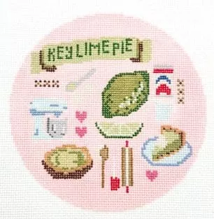 Atlantic Blue Canvas – Key Lime Pie Round
