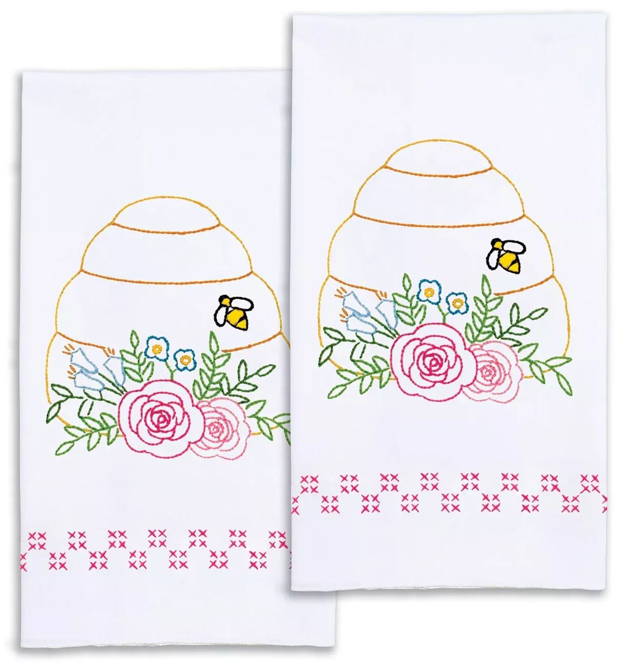 Bee Hive Decorative Hand Towels