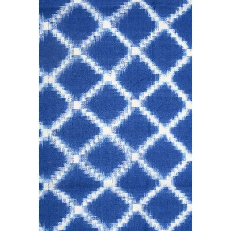 Blue 072 Cotton Ikat