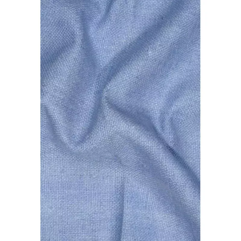 Blue Yonder Silk Linen (Matka) Fabric