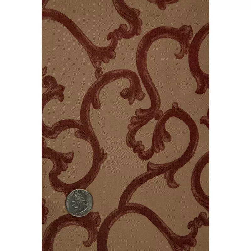 Brown 003 Silk Jacquard