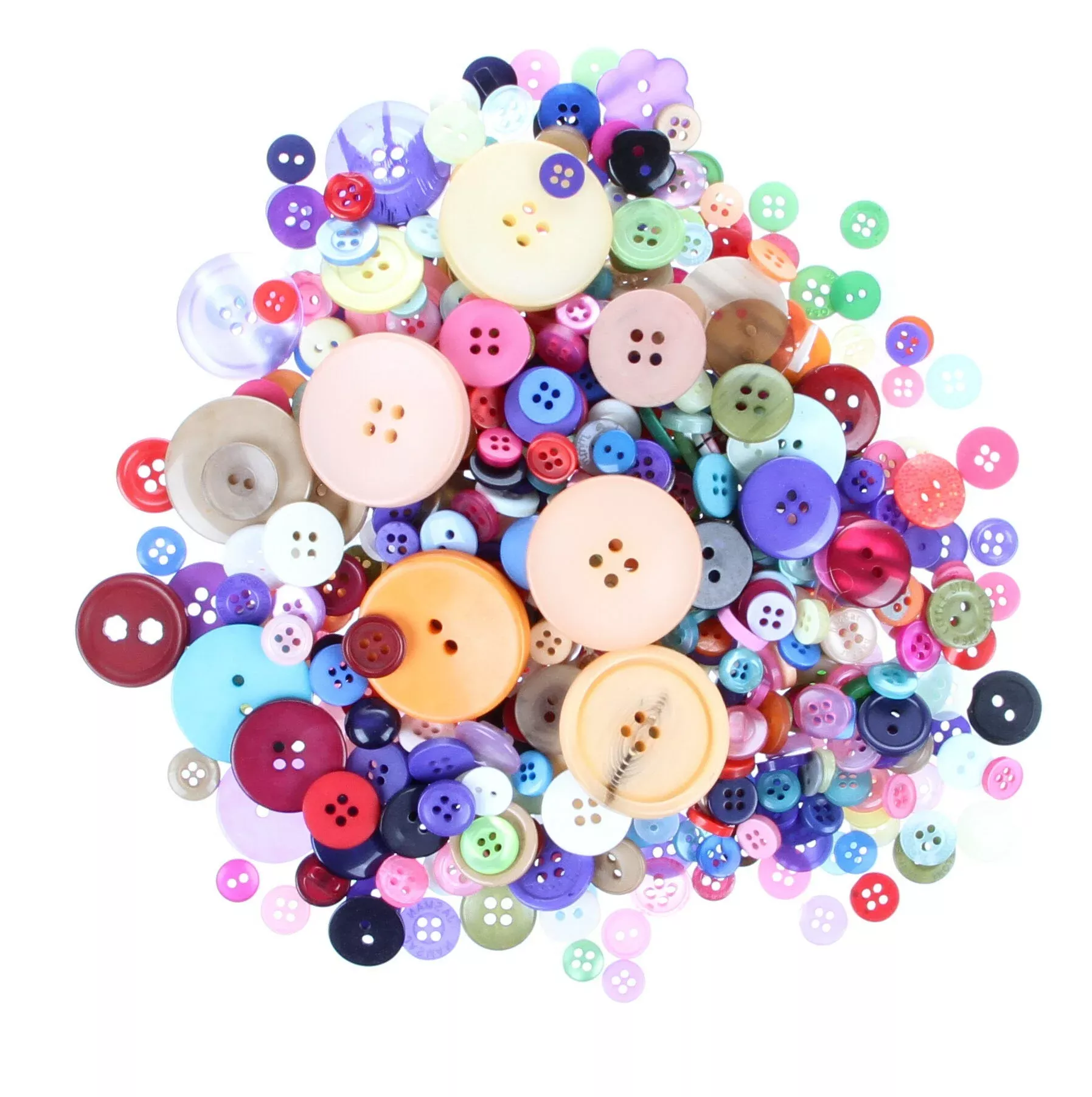 Button Grab Bag Mixed Colors