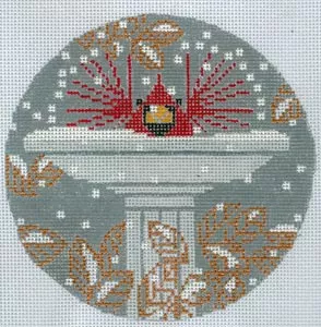 Charley Harper Needlepoint – B-r-r-r-rd Bath