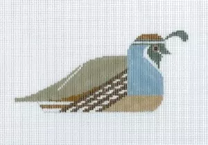Charley Harper Needlepoint – California Quail