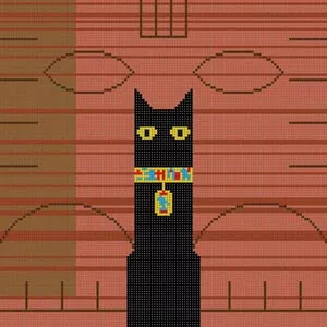 Charley Harper Needlepoint – Cleopetra