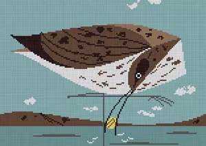 Charley Harper Needlepoint – Eskimo Curfew