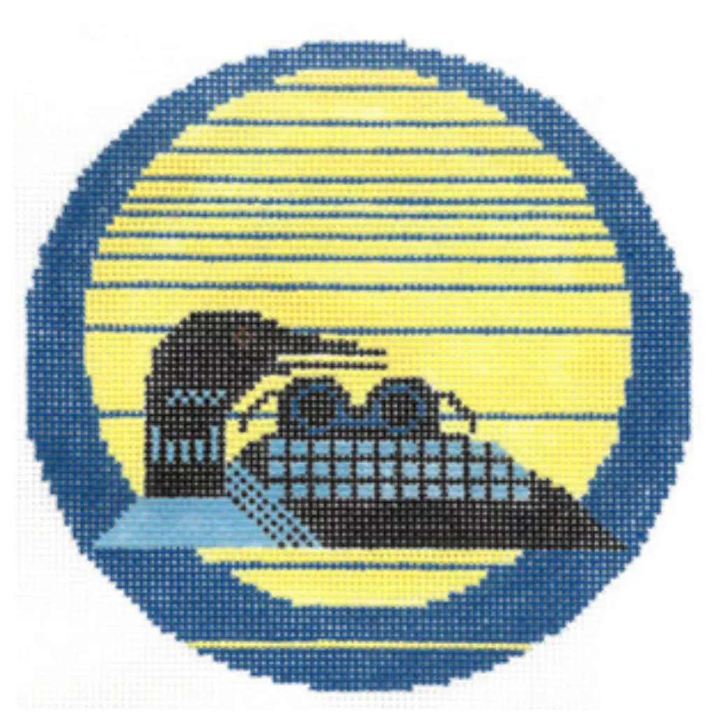 Charley Harper Needlepoint – Loonrise
