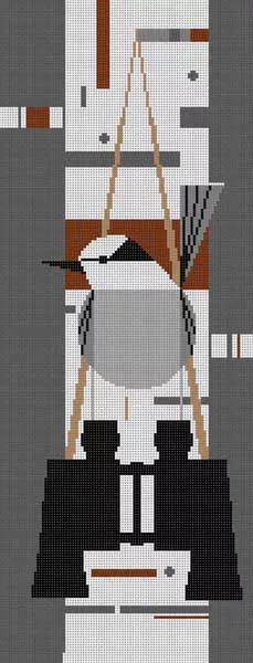 Charley Harper Needlepoint – Who’s Watching Whom