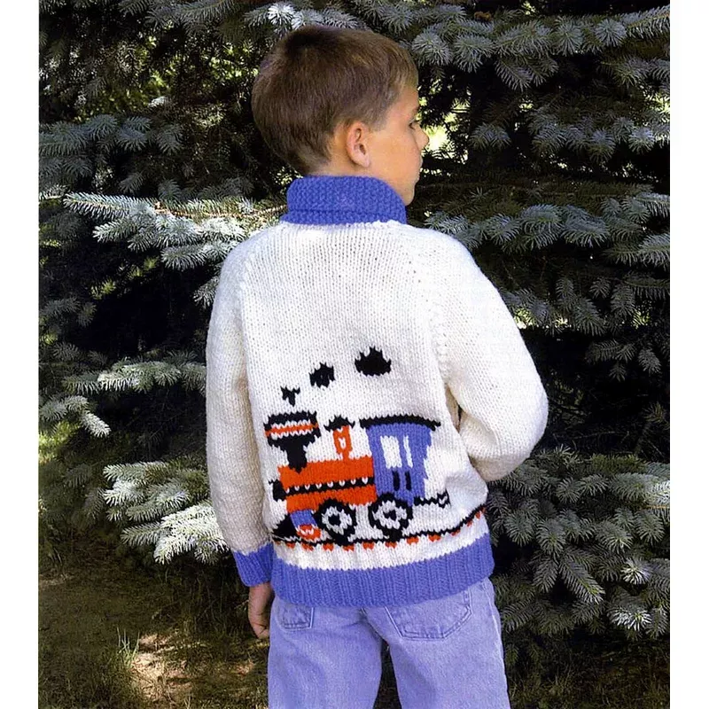 Choo Choo Charlie Cardigan Pattern