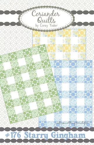 Coriander STARRY GINGHAM Corey Yoder Pattern