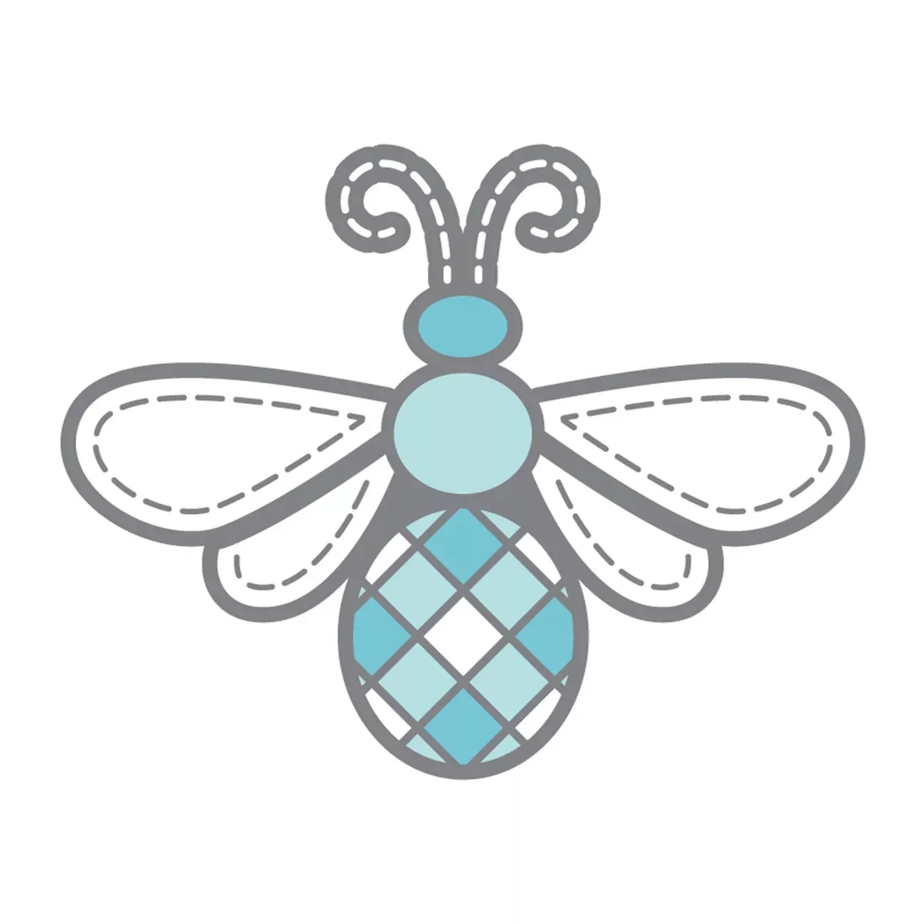 Cottage Bee In My Bonnet Enamel Needle Minder