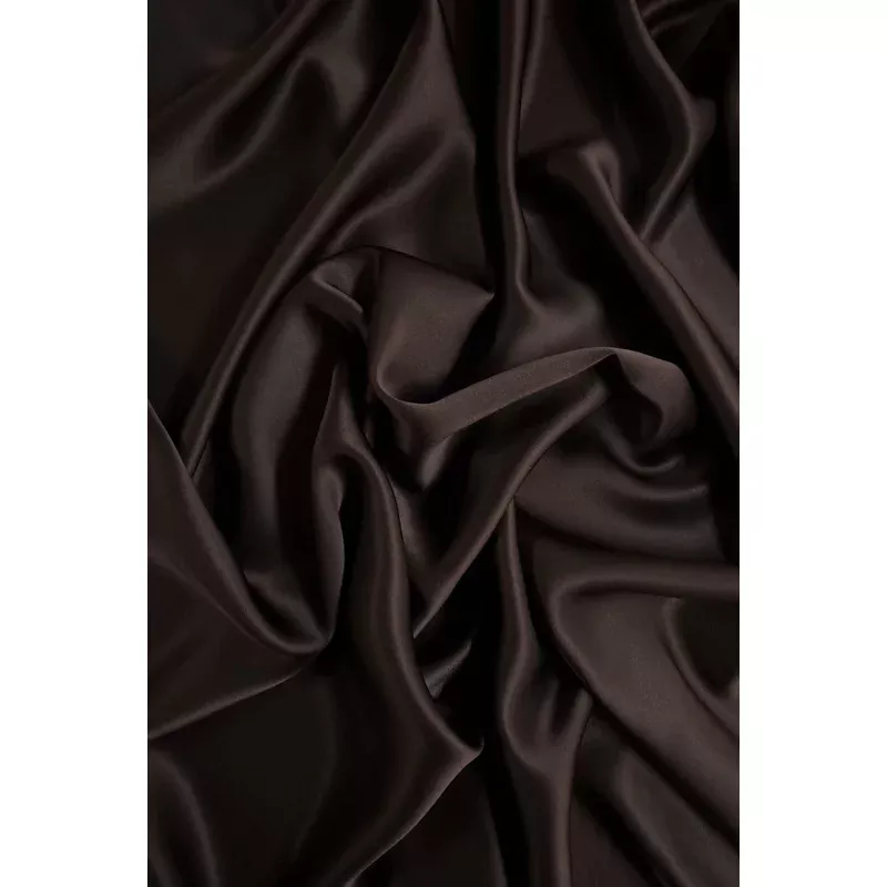 Dark Merlot Stretch Charmeuse Fabric