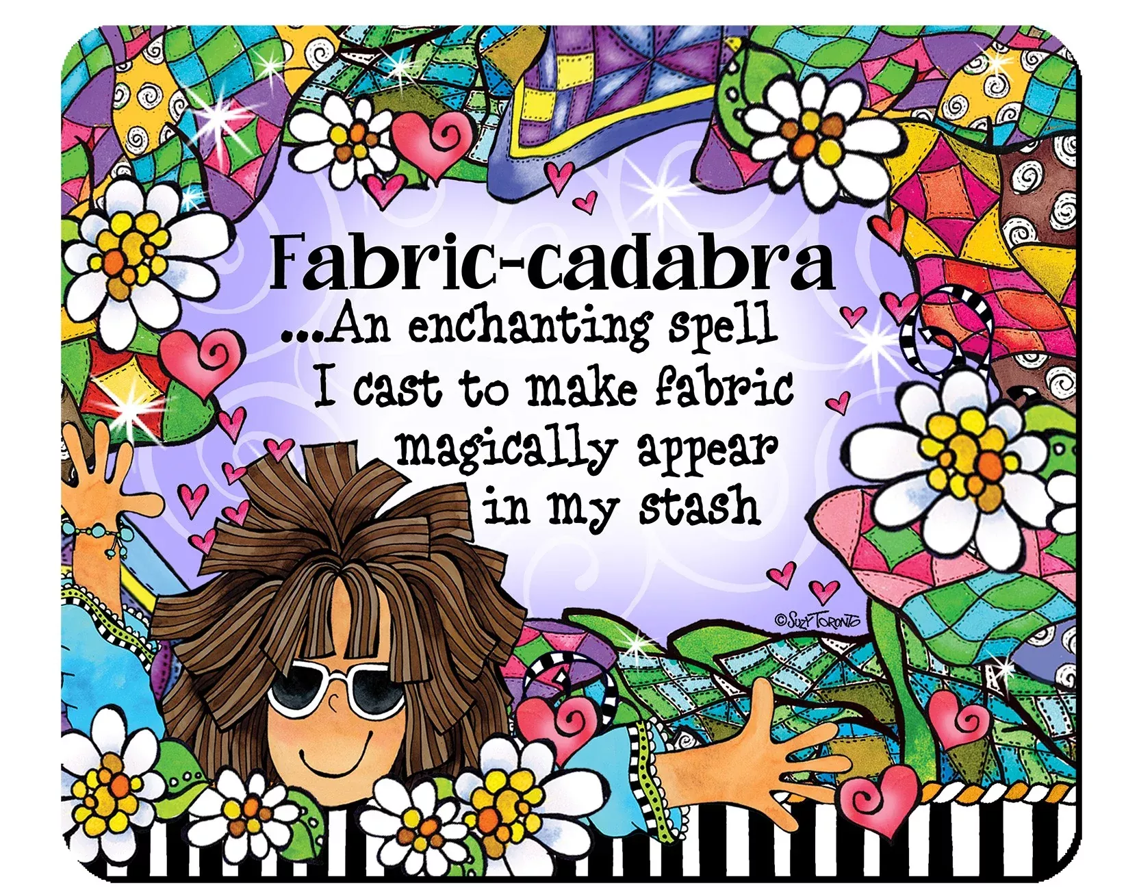 Fabric Cadabra Mouse Pad