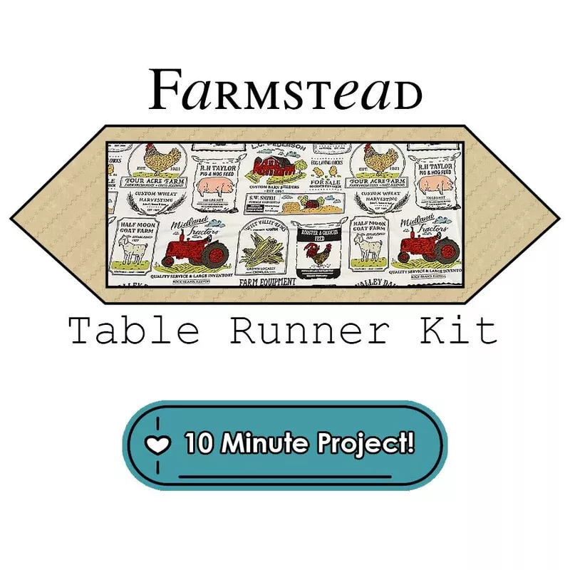 Farmstead Table Runner Kit Moda