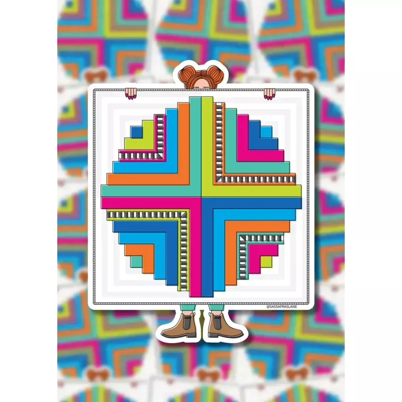 Fremont Circle Quilt Stickers