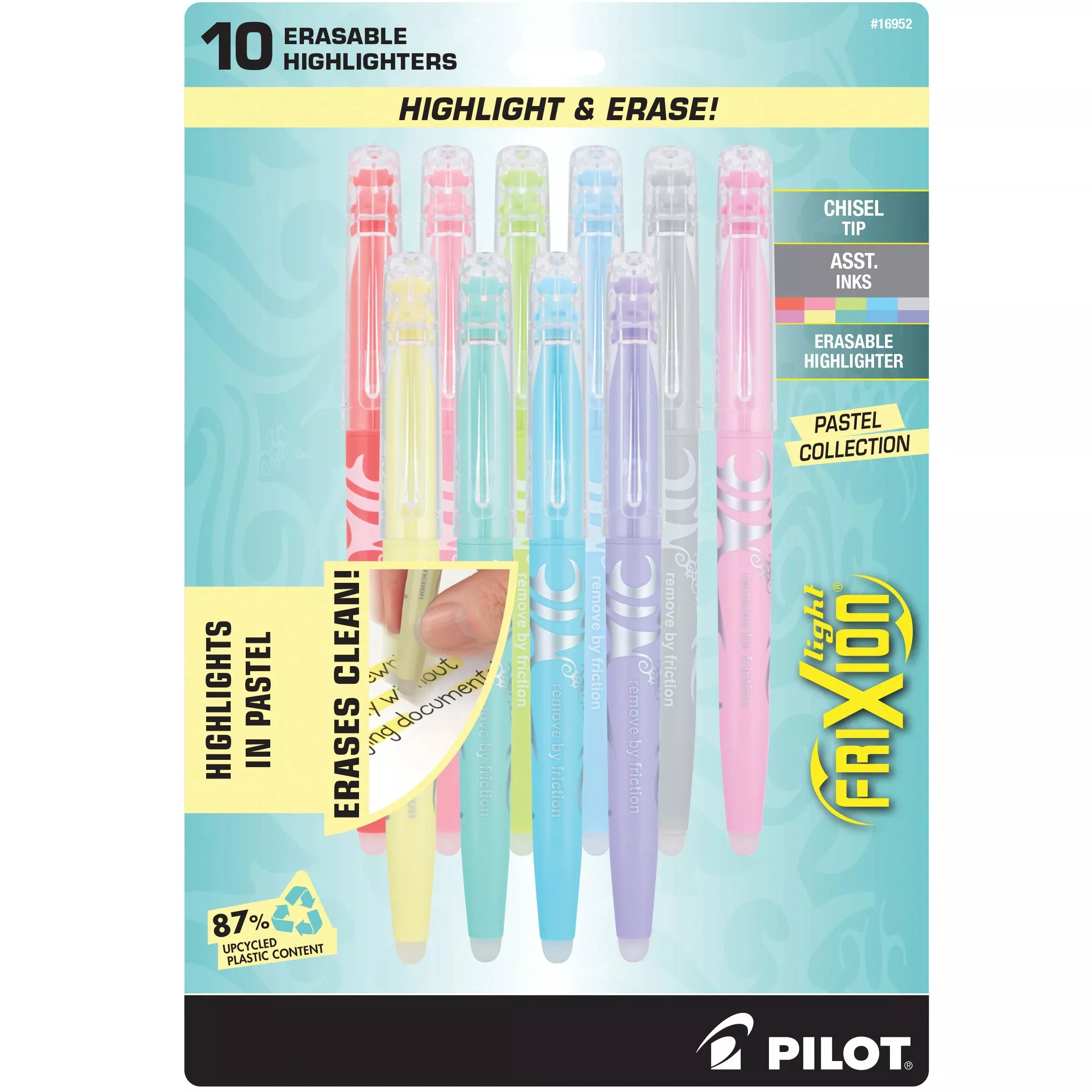 Frixion Light Pastel Assortment 10pk