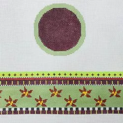 Funda Scully –Green & Burgandy Hinged Box