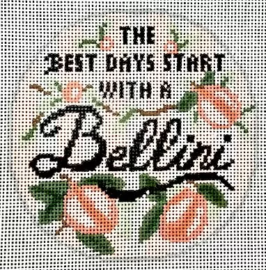 The Gingham Stitchery – Bellini Happier Hour Coaster