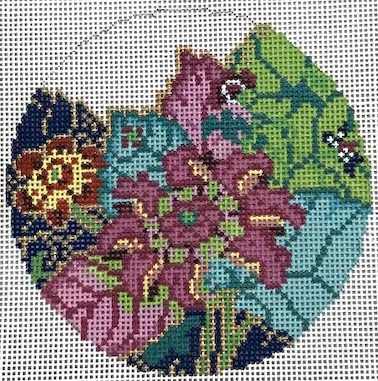 The Gingham Stitchery – Tobacco Leaf Round