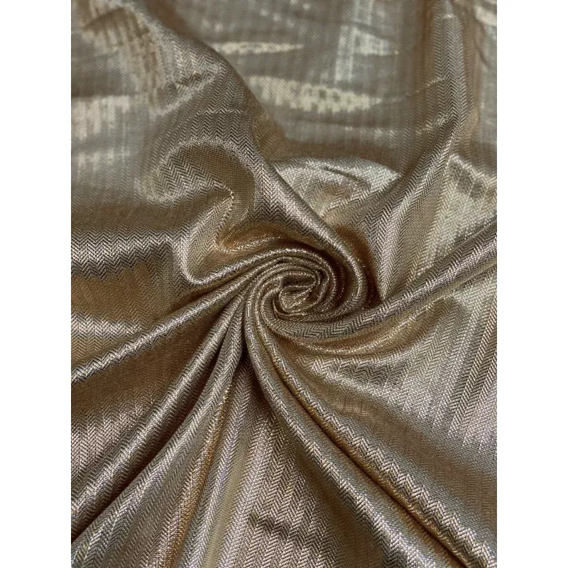 Gold Herringbone Novelty 1017