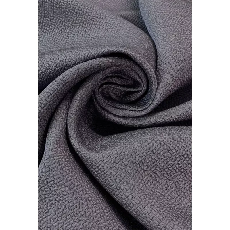 Grape Silk & Wool Hammered Satin