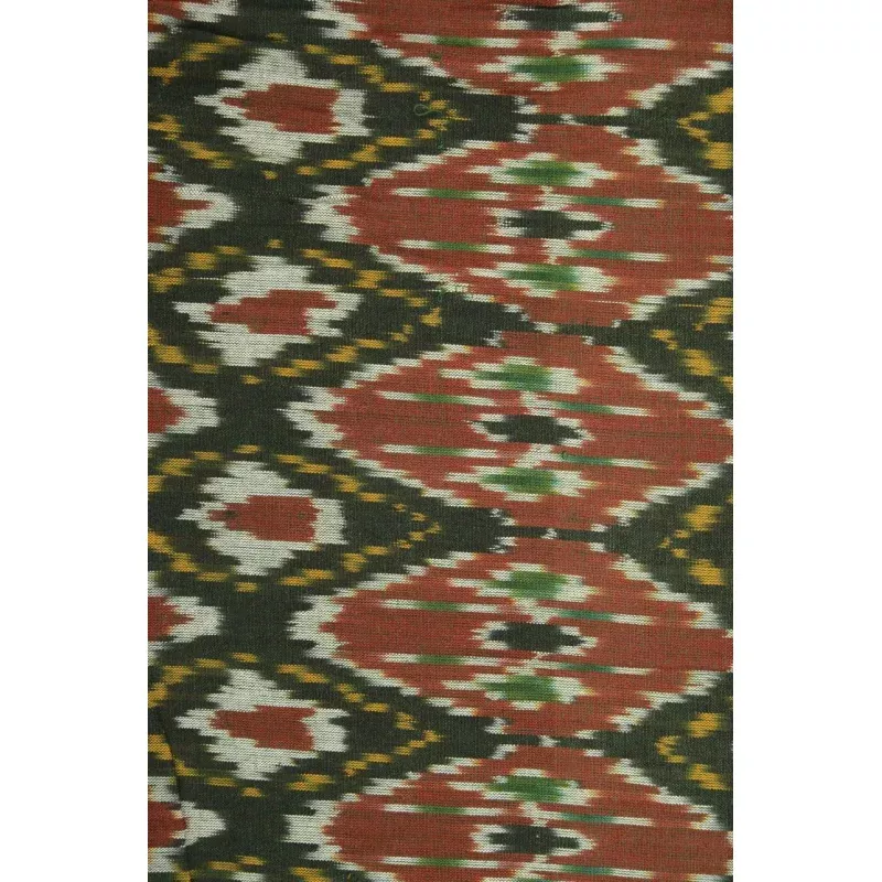 Green 022 Cotton Ikat