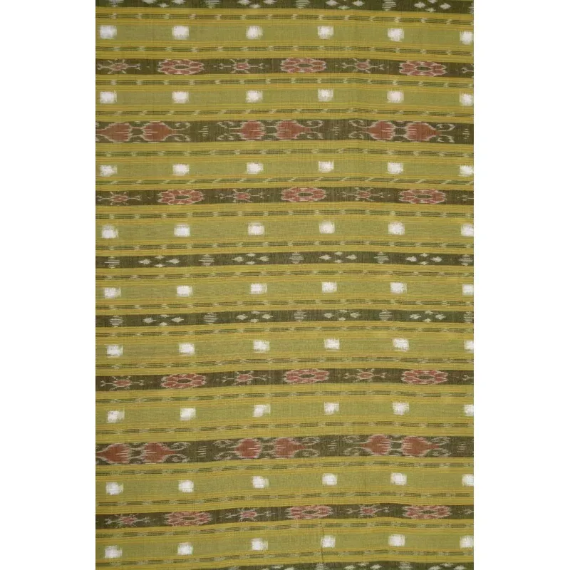 Green 136 Cotton Ikat