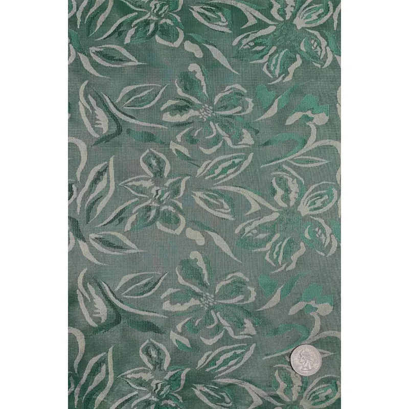 Green 193 Silk Jacquard