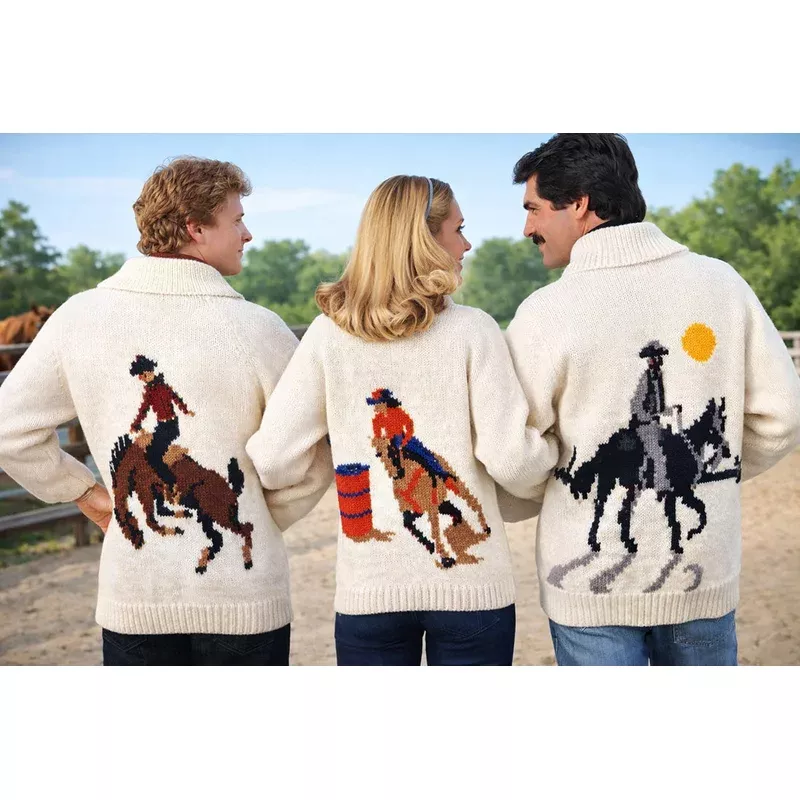 Horse & Rider Cardigan Pattern