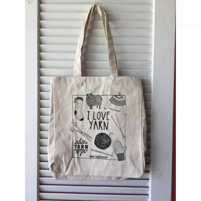 I Love Yarn Tote bag