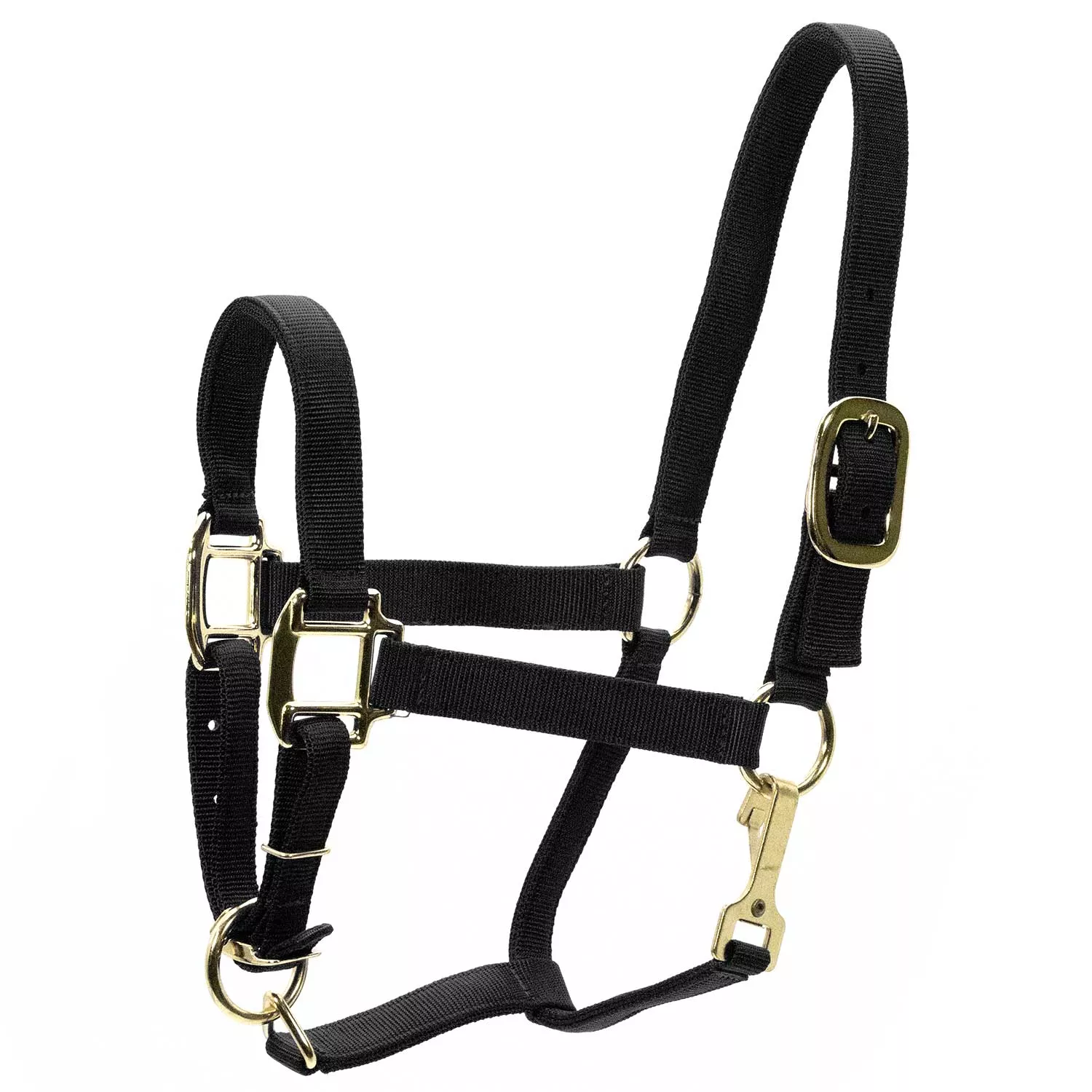 Jeffers Adjustable Halter with Throat Snap