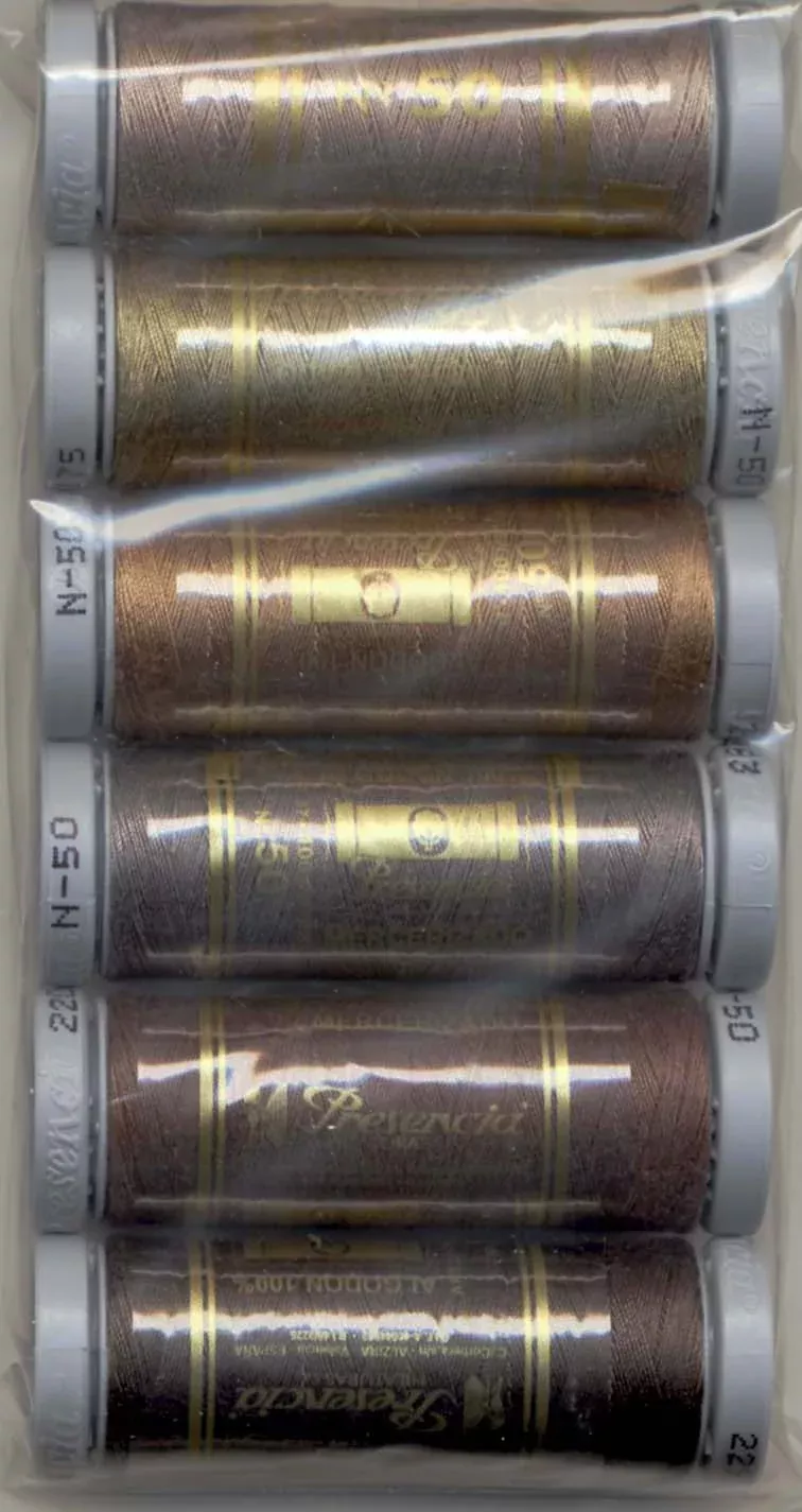 Jo Morton Cotton Sewing Thread Sampler Earth