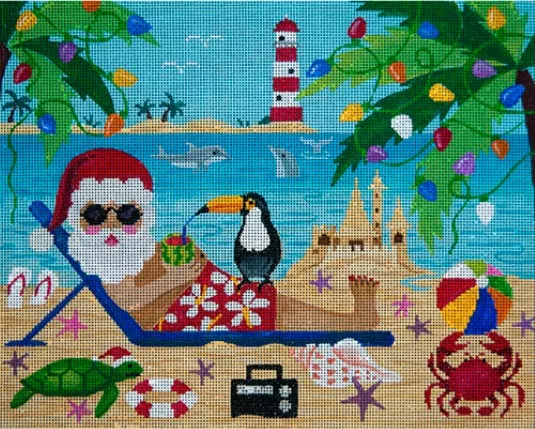 JP Needlepoint –Santa Baby