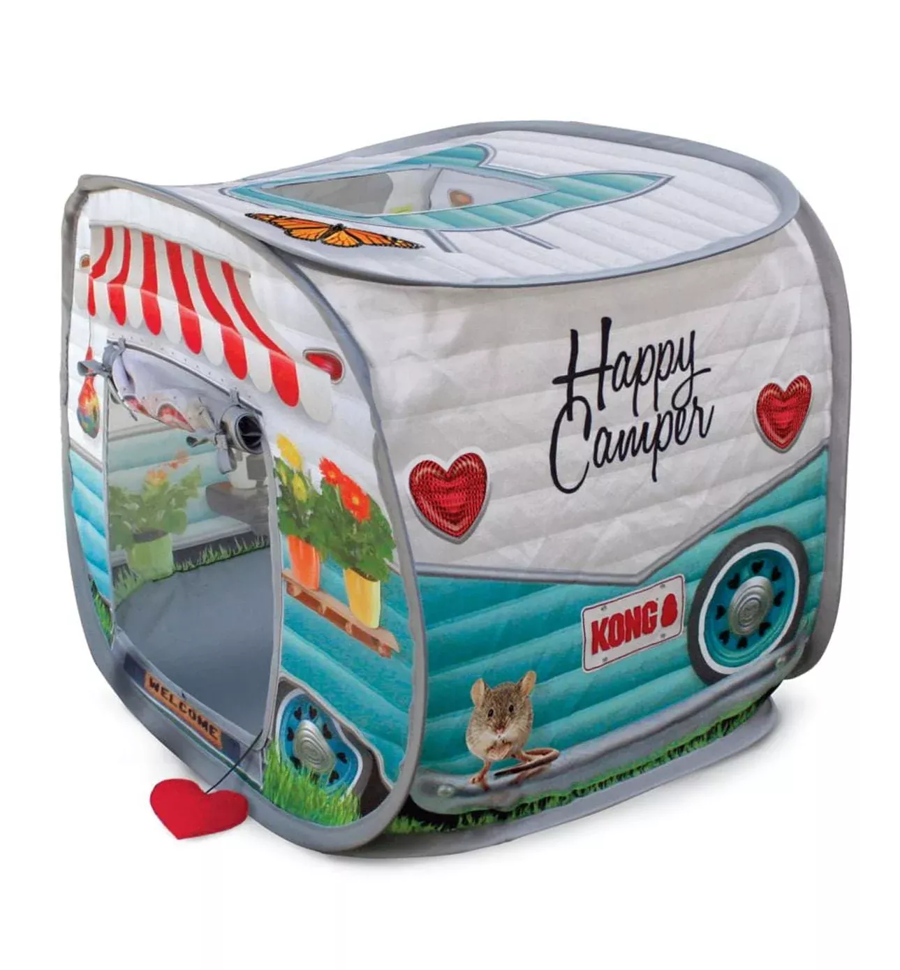 KONG PlaySpaces Pop-Up Camper Toy for Cats
