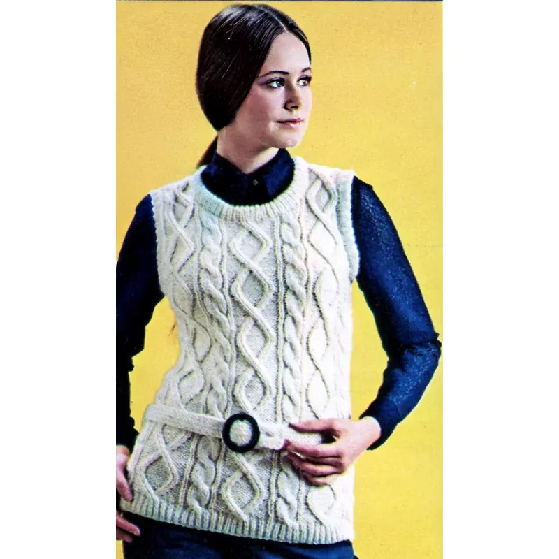 Ladies U-Neck Tunic Vest Pattern
