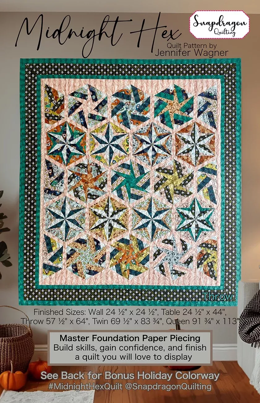 Midnight Hex Quilt Pattern
