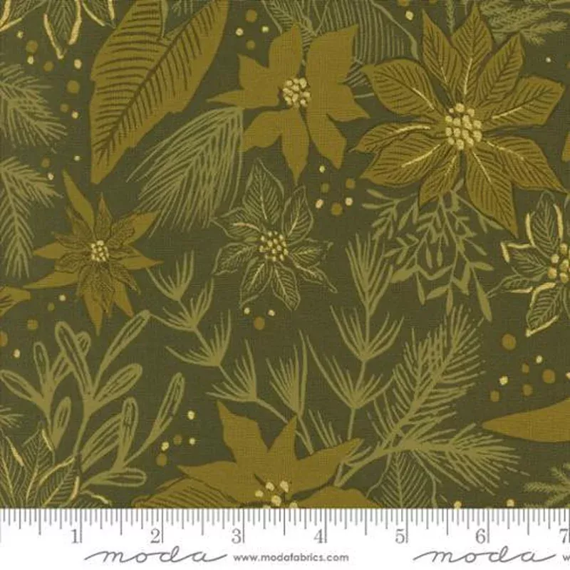 Moda Old World Yuletide, 45623 22M, Pine,