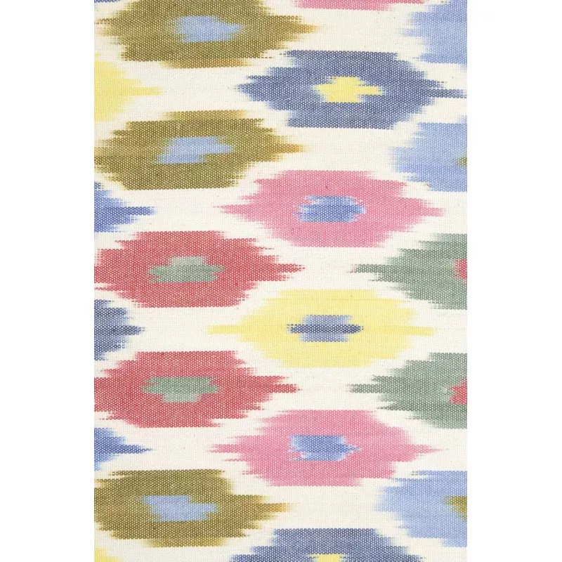 Multi-Color Cotton Ikat 105 Fabric