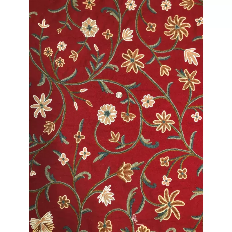 Multicolor Crewel KF-049 Fabric