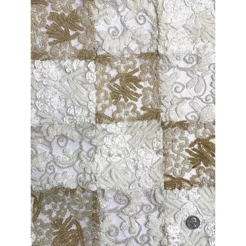 Multicolor Lace Patchwork JEAD-016 Fabric