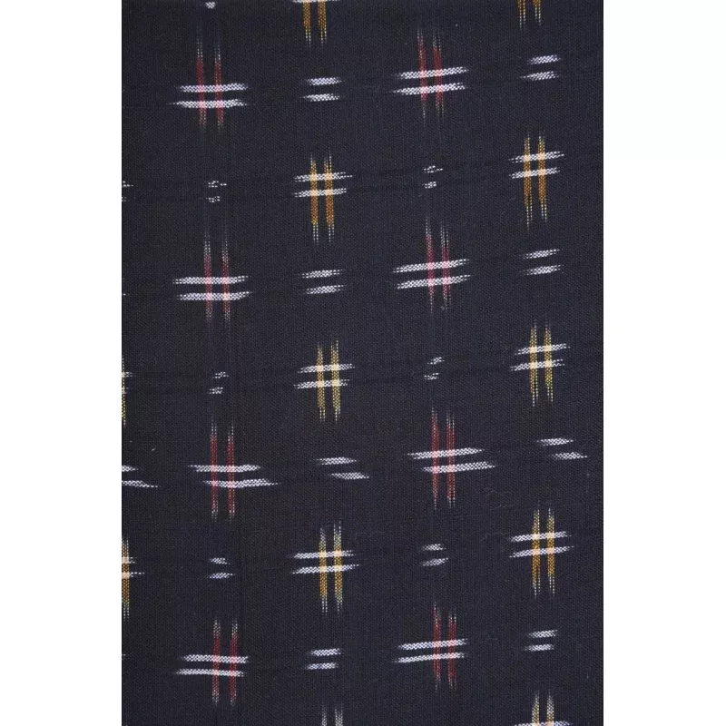 Navy 010 Cotton Ikat