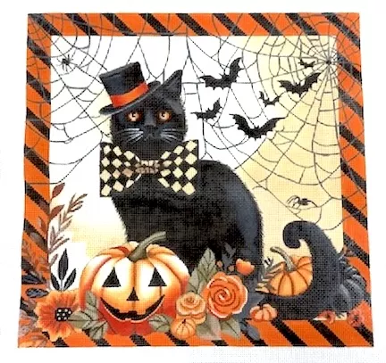 Painted Pony Designs – Black Cat in Hat