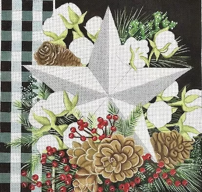 Painted Pony Designs – Gingham Bolls Star