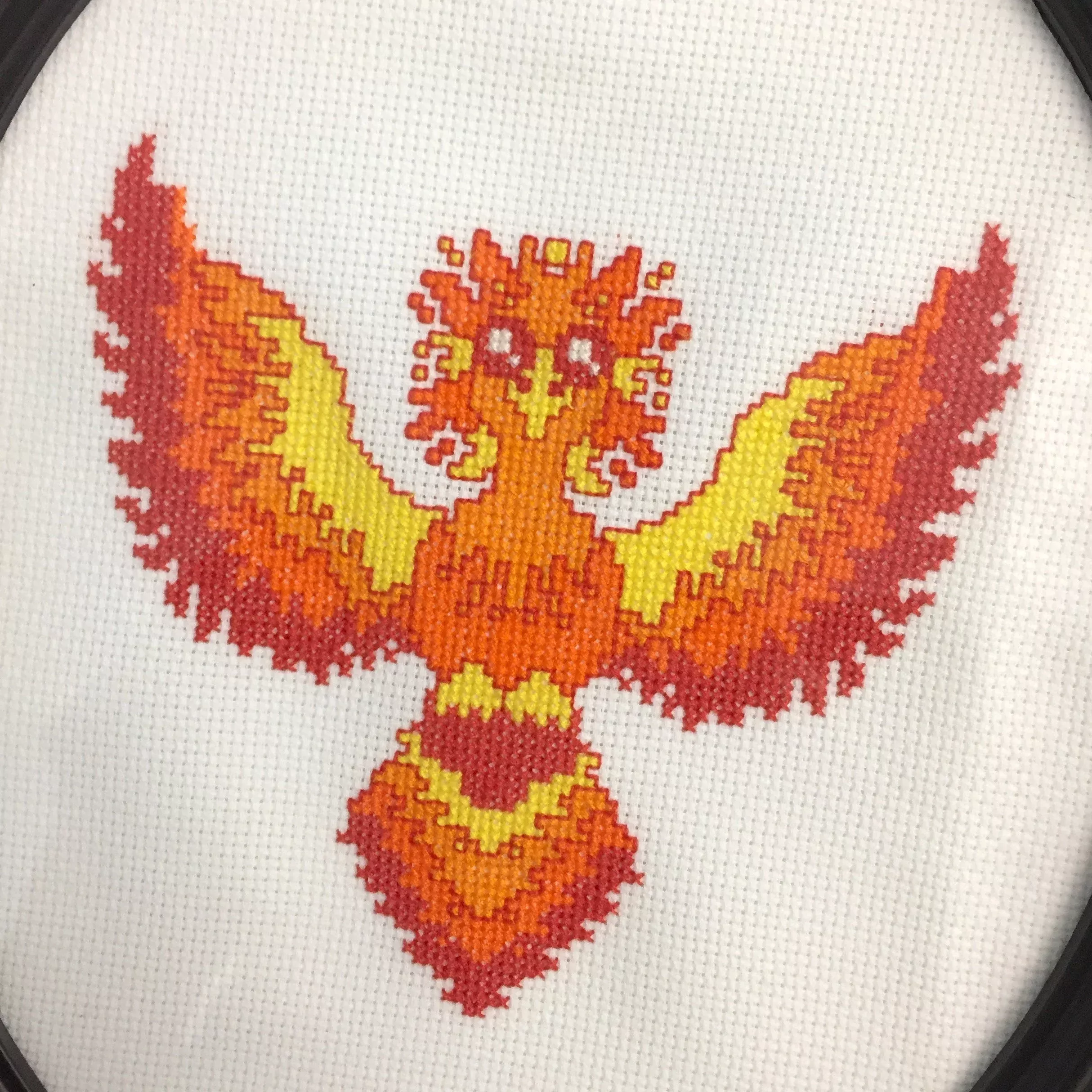 Phoenix Counted Cross Stitch DIY KIT
