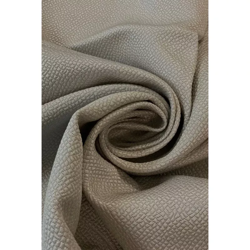 Platinum Silk & Wool Hammered Satin