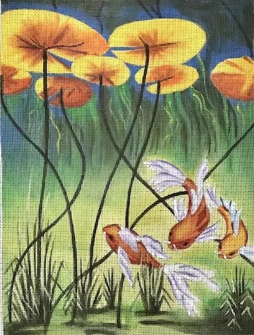 PLD Needlepoint Designs – Koi Day Dreaming
